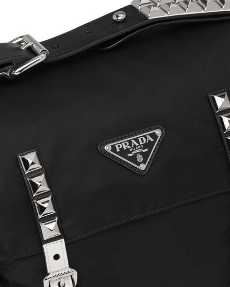 next prev prada black nylon shoulder bag|Prada.